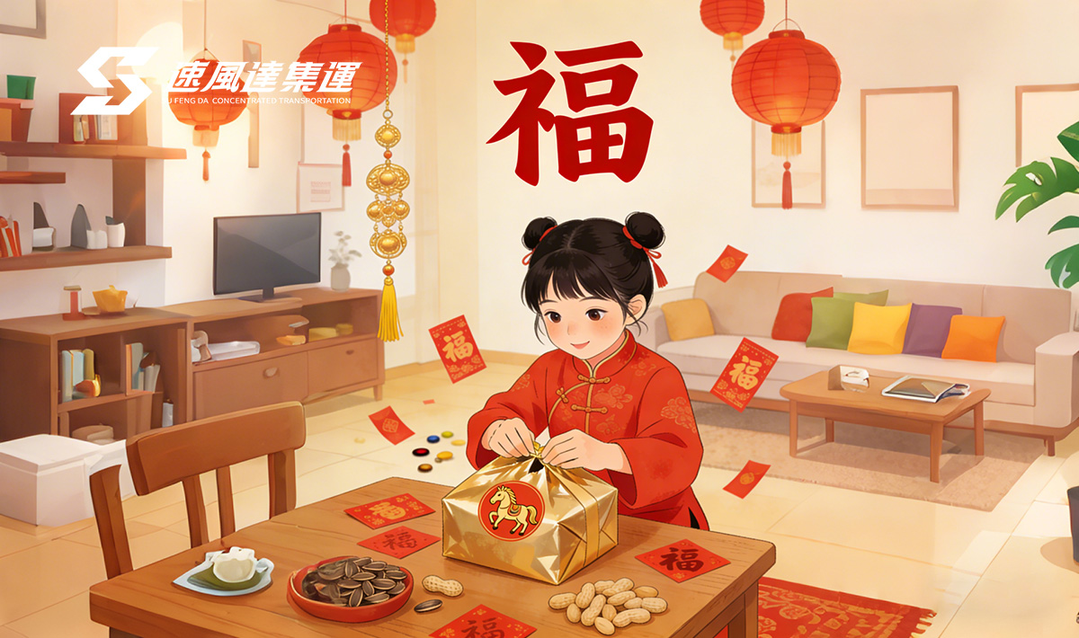 速風達--过年拆包裹图