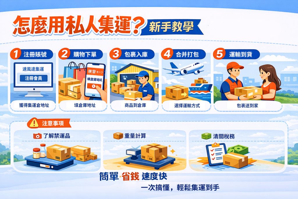 怎麽用私人集運？